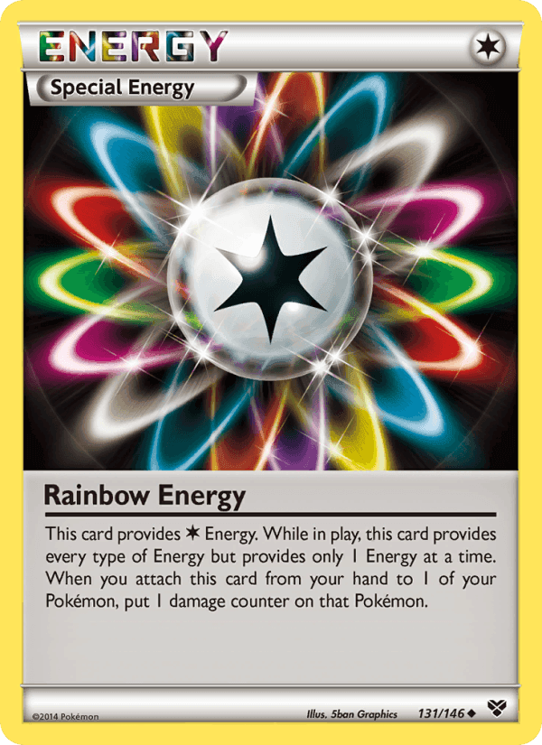Rainbow Energy, card 131 from XY