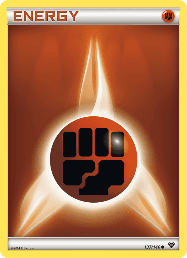 Fighting Energy, card 137 from XY
