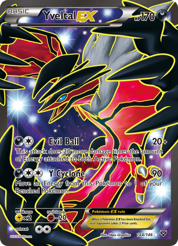 Yveltal EX, card 144 from XY