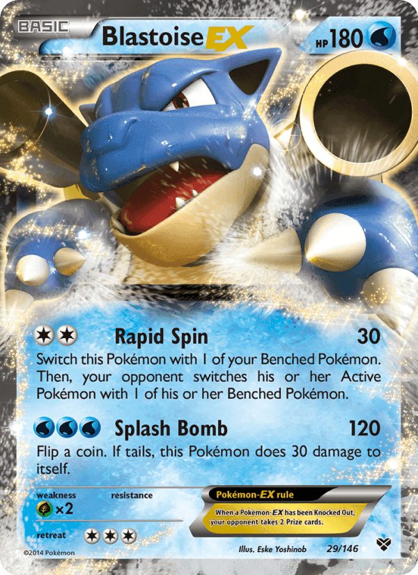 Blastoise EX, card 29 from XY