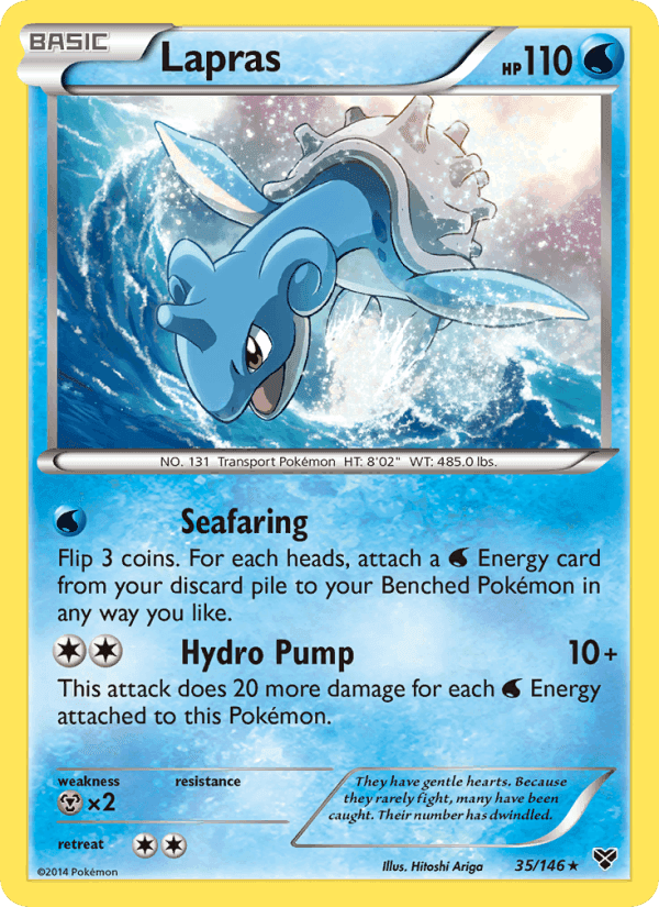 Lapras, card 35 from XY