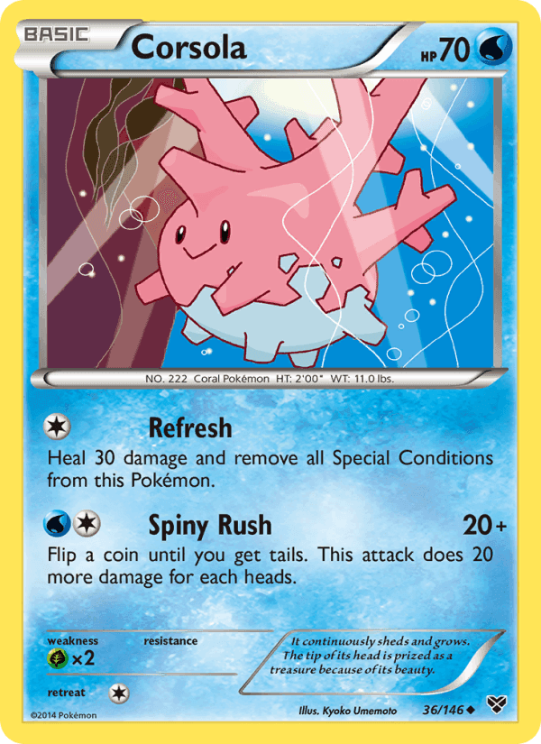 XY の 36 番、Corsola