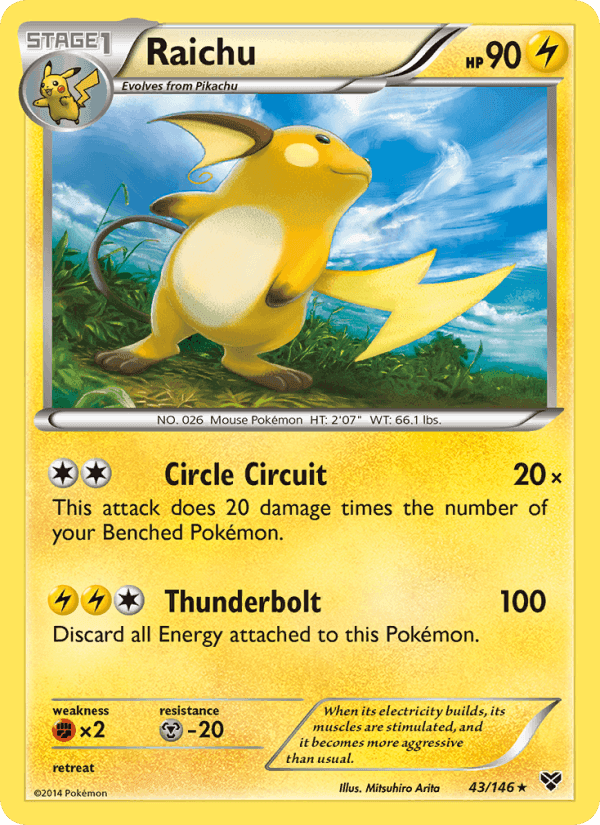 XY の 43 番、Raichu
