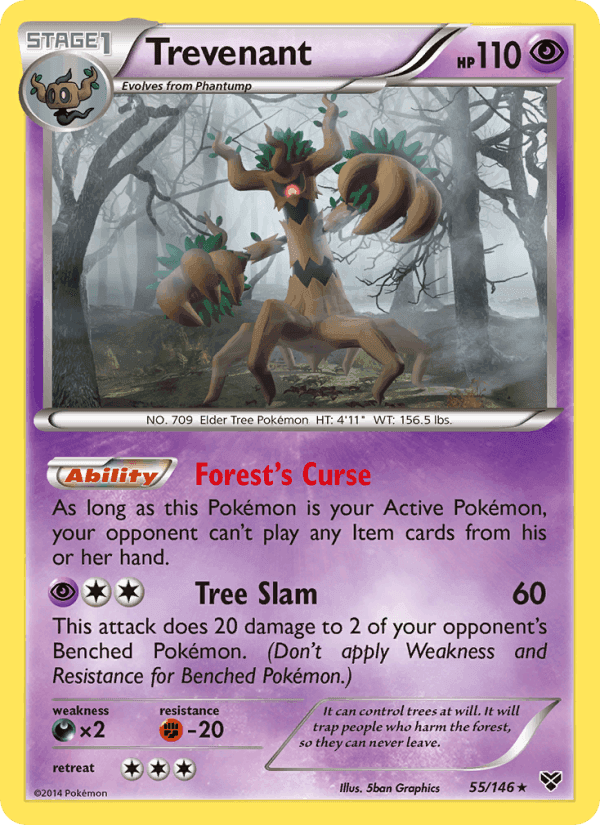 XY の 55 番、Trevenant