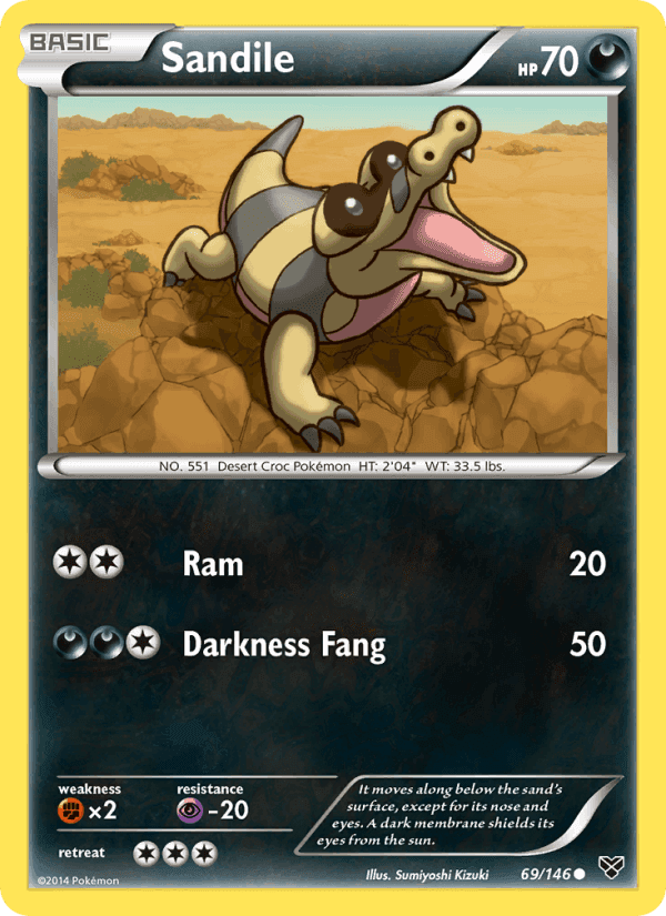 Sandile, card 69 from XY