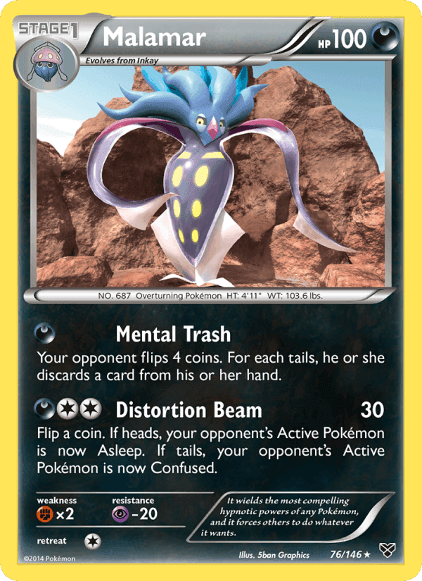 Malamar, card 76 from XY