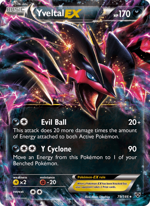 Yveltal EX, card 79 from XY