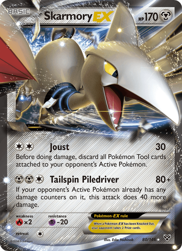 Skarmory EX, card 80 from XY