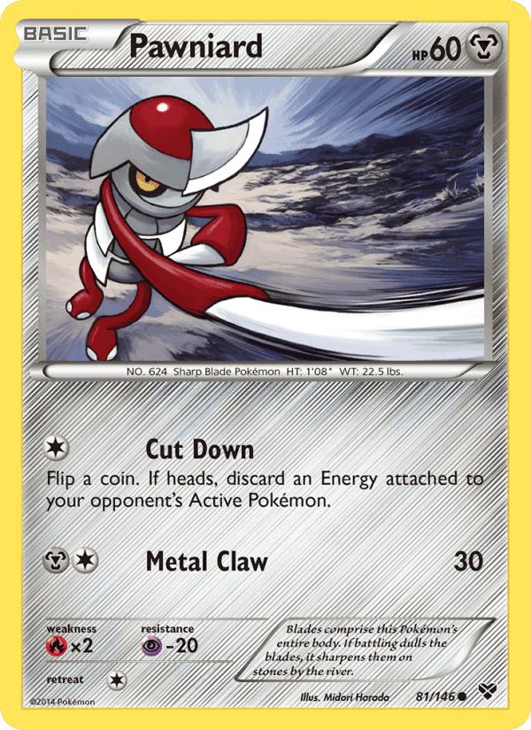 Pawniard, card 81 from XY