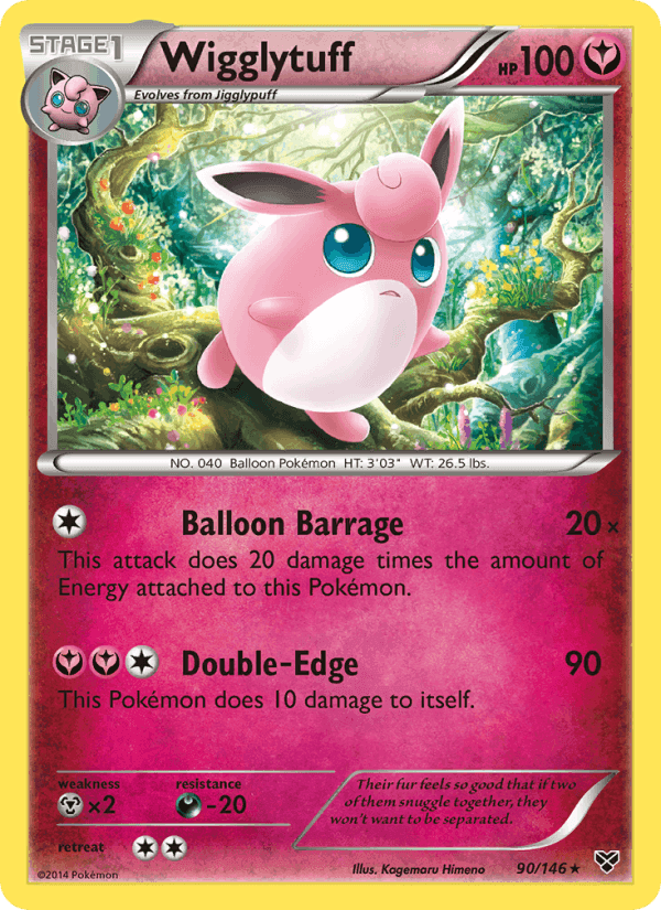 Wigglytuff, card 90 from XY