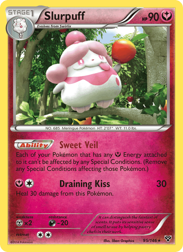 Slurpuff, card 95 from XY