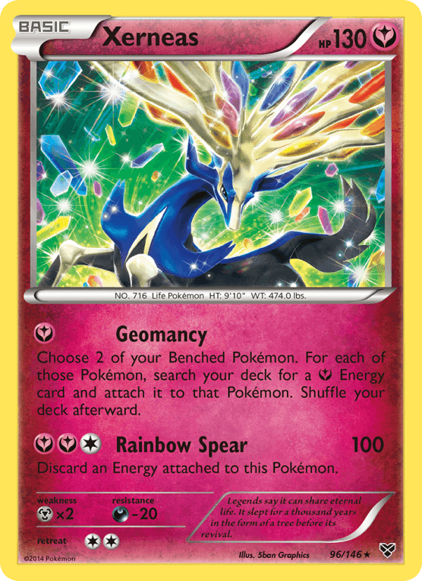 Xerneas, card 96 from XY