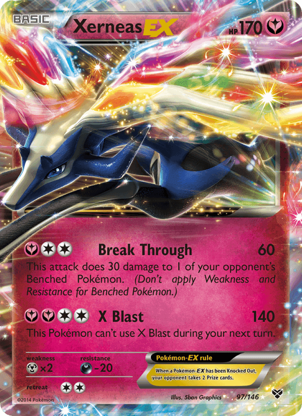 Xerneas EX, card 97 from XY