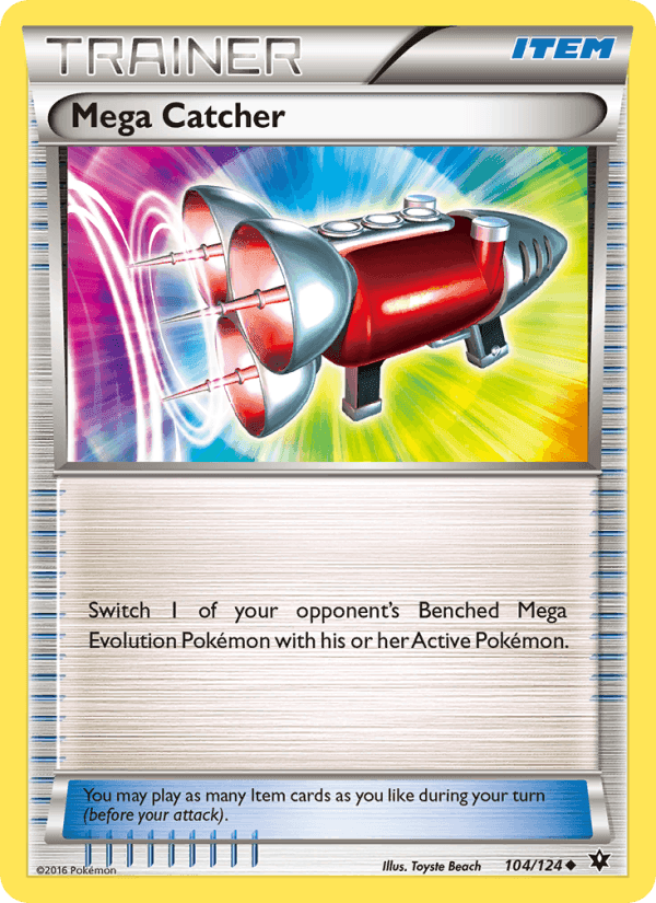 Mega Catcher, card 104 from Fates Collide