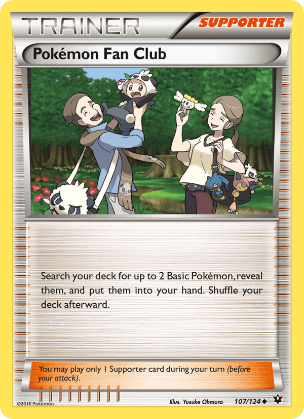 Pokémon Fan Club, card 107 from Fates Collide