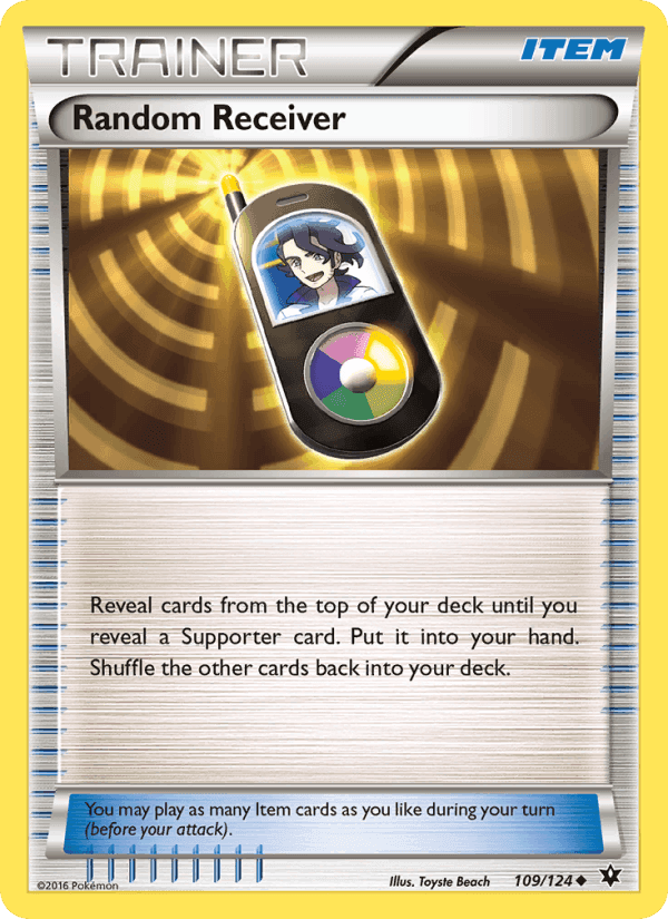Random Receiver, card 109 from Fates Collide