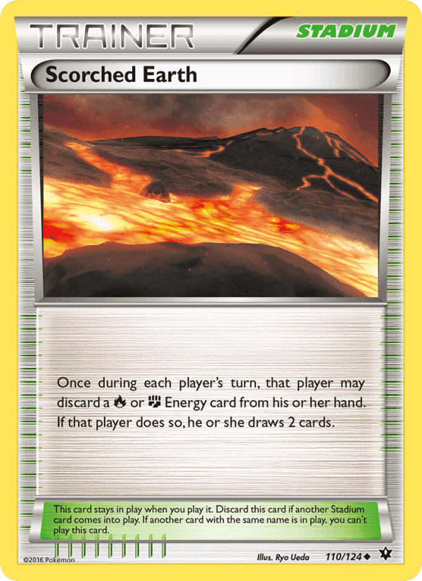 Scorched Earth, card 110 from Fates Collide