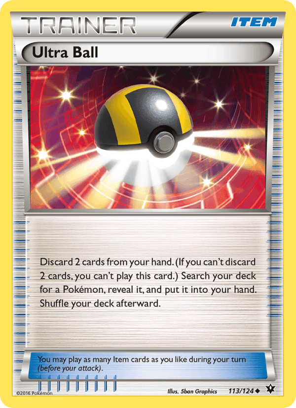 Ultra Ball, card 113 from Fates Collide