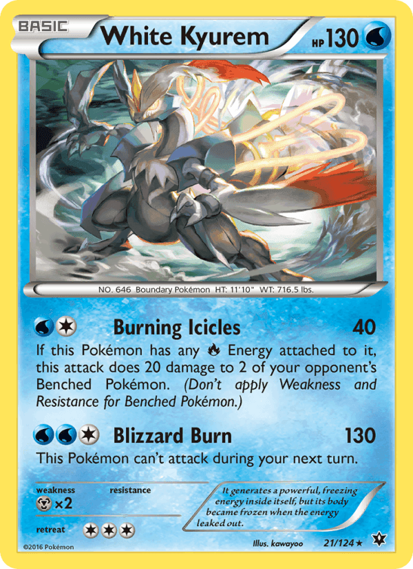 めざめる超王 の 21 番、White Kyurem