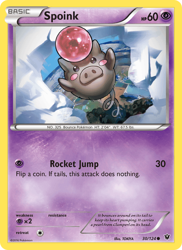 めざめる超王 の 30 番、Spoink