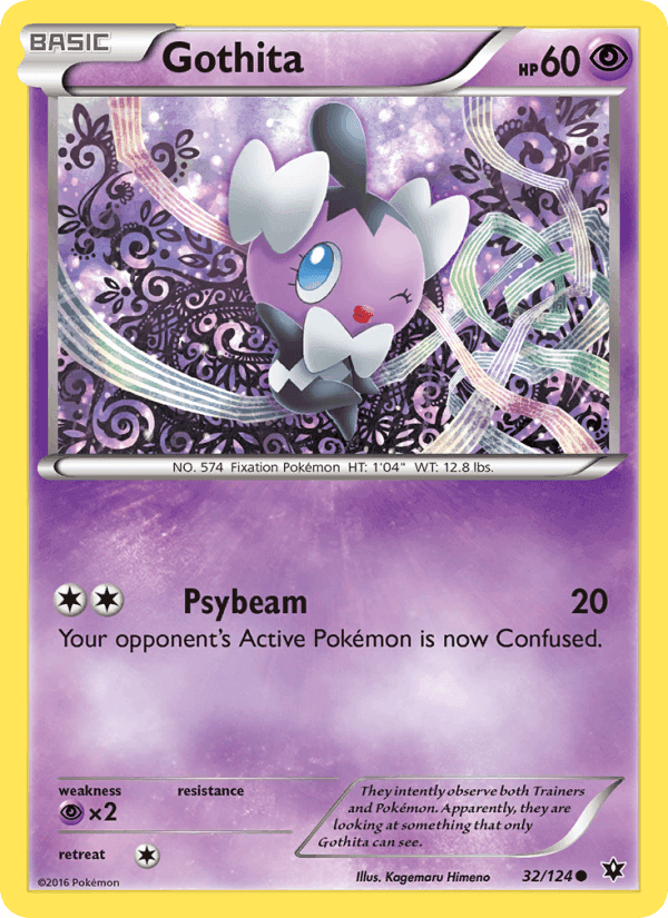 Gothita, card 32 from Fates Collide