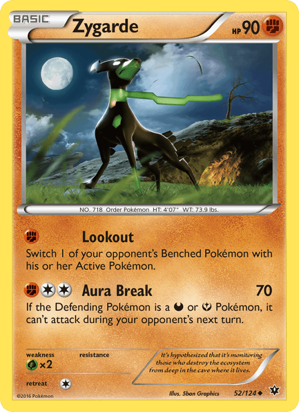 めざめる超王 の 52 番、Zygarde