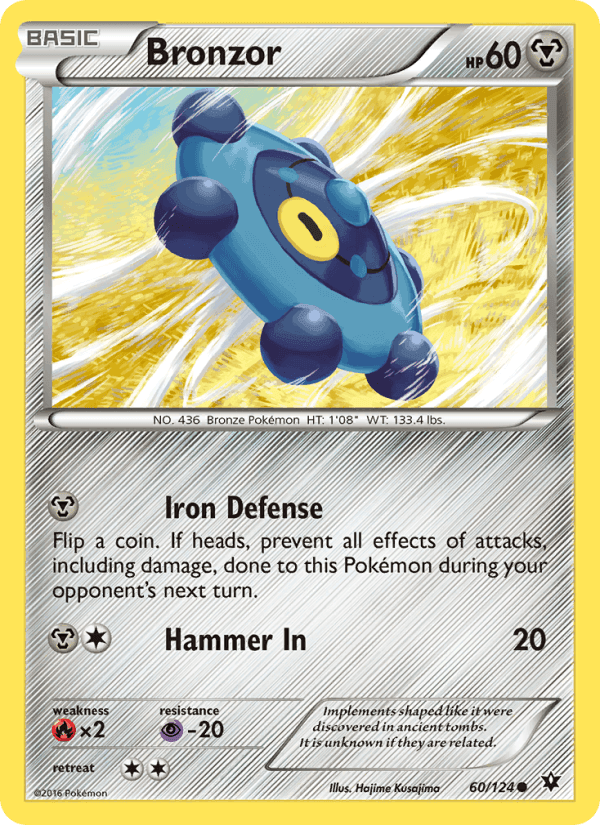 Bronzor, card 60 from Fates Collide