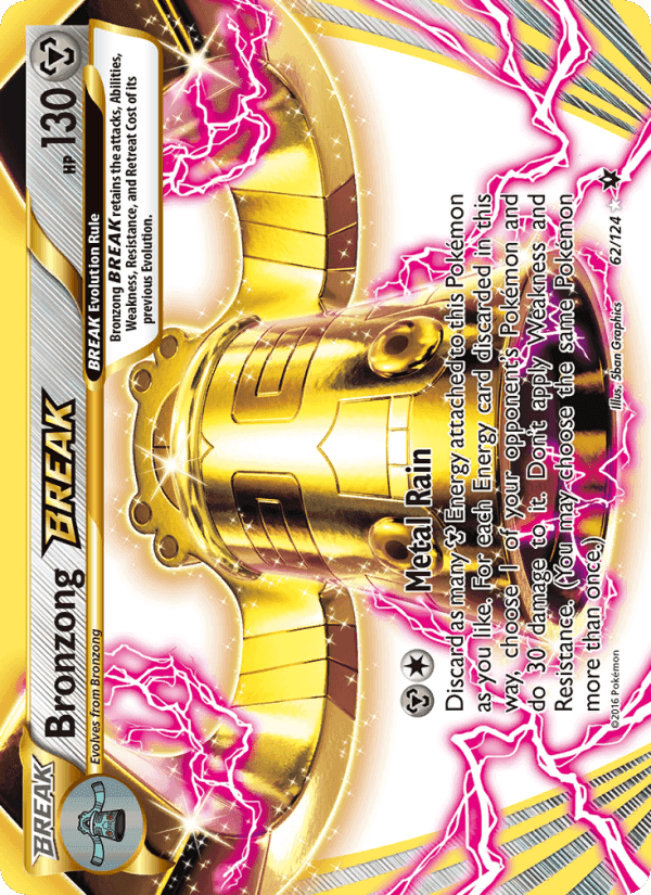 Bronzong BREAK, card 62 from Fates Collide