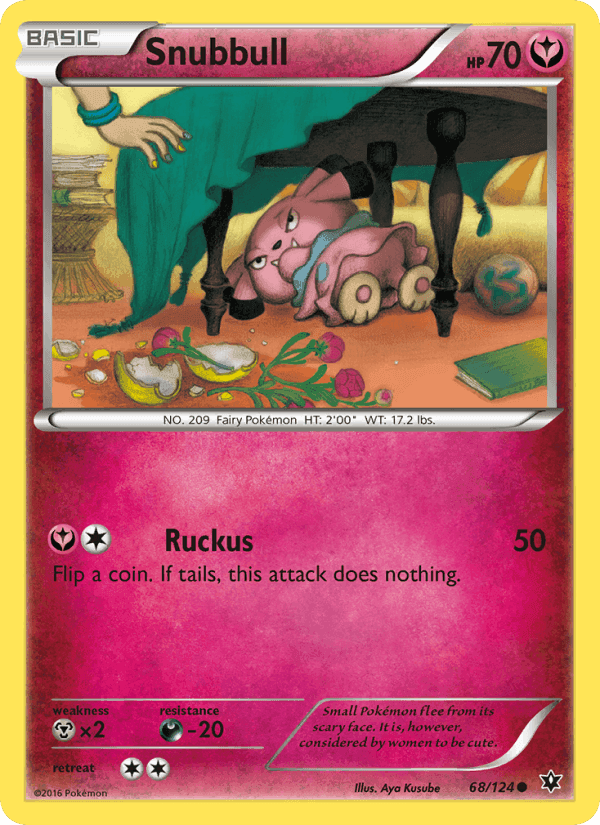 Snubbull, card 68 from Fates Collide