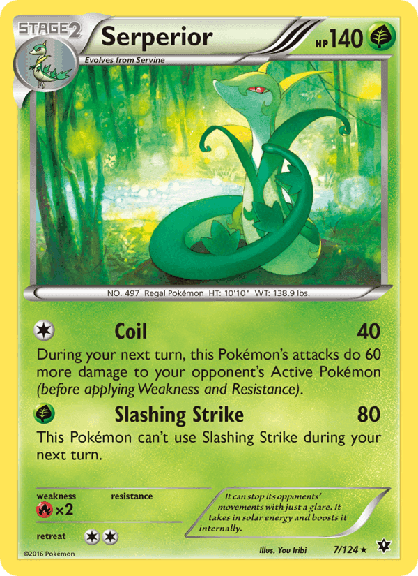 Serperior, card 7 from Fates Collide