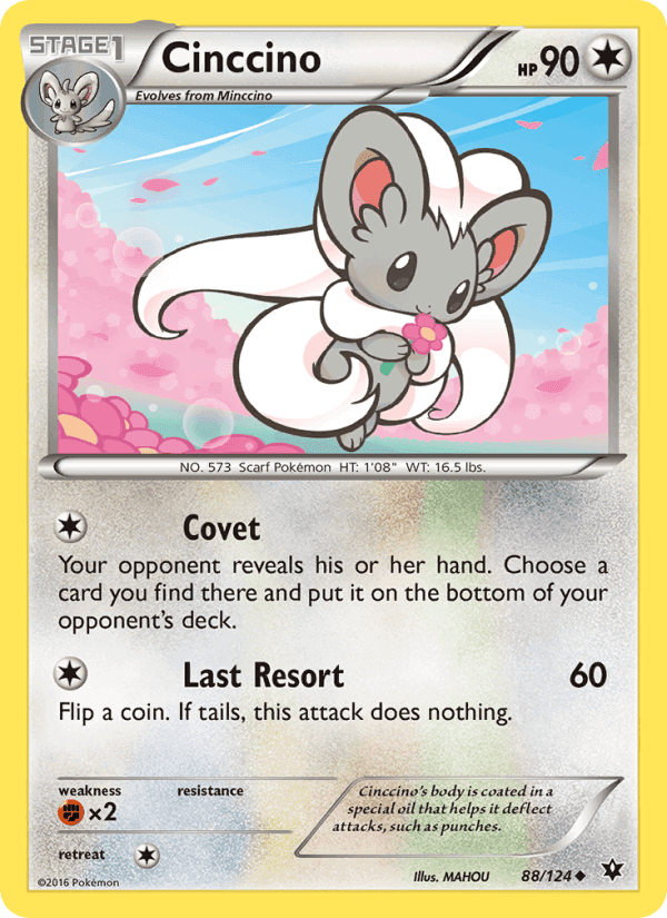 Cinccino, card 88 from Fates Collide