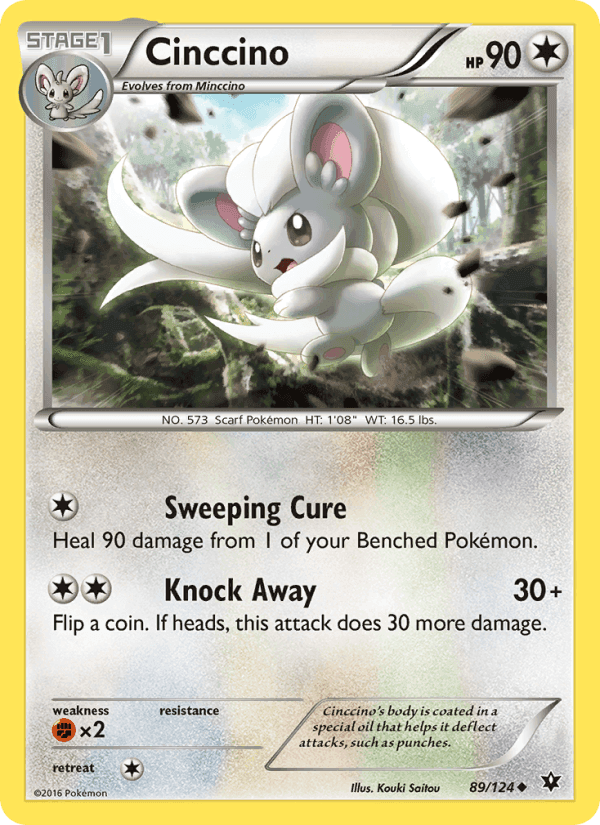 Cinccino, card 89 from Fates Collide