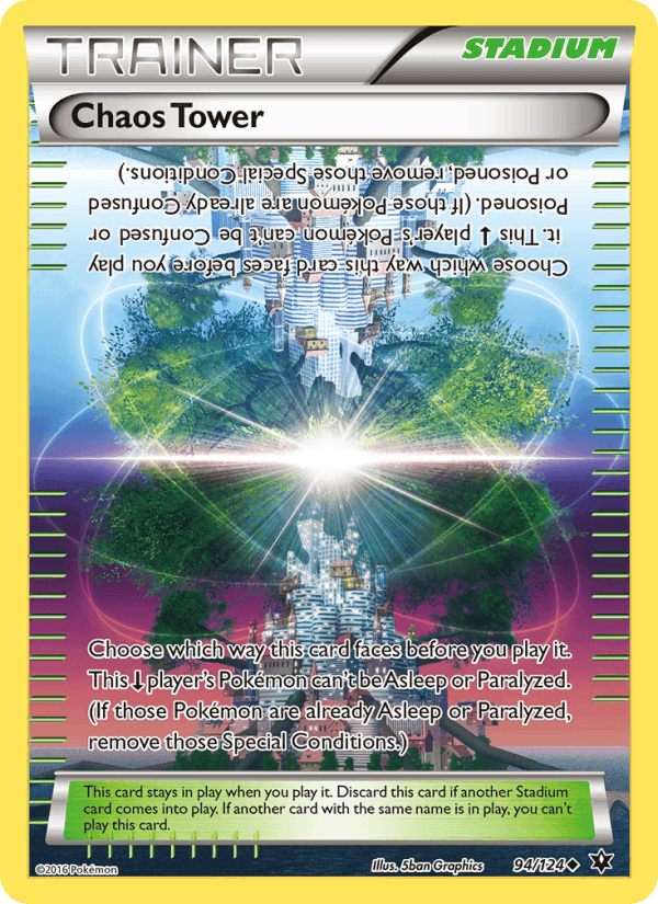 Chaos Tower, card 94 from Fates Collide
