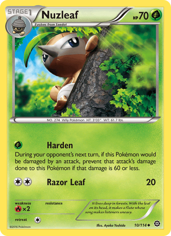 Nuzleaf, card 10 from Steam Siege