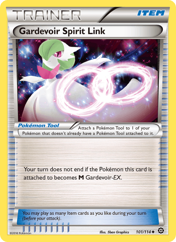 Gardevoir Spirit Link, card 101 from Steam Siege
