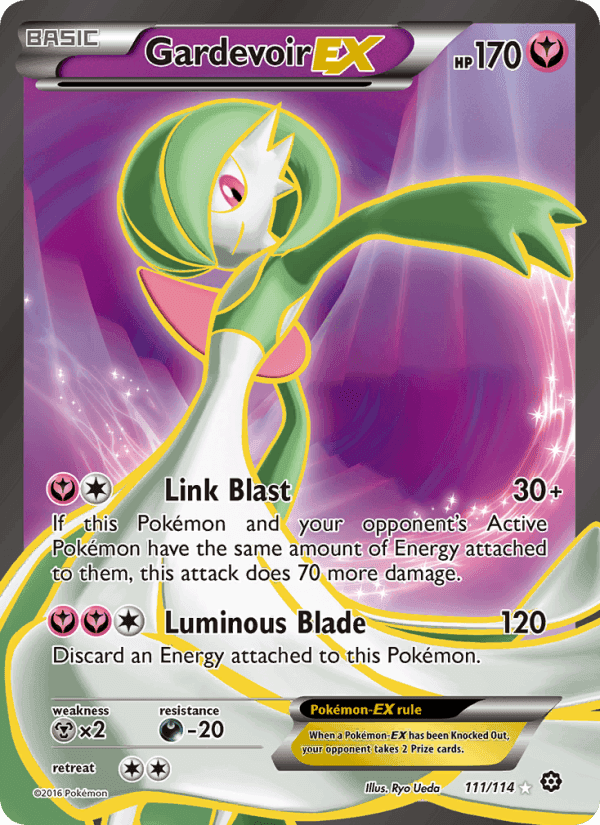 Gardevoir EX, card 111 from Steam Siege