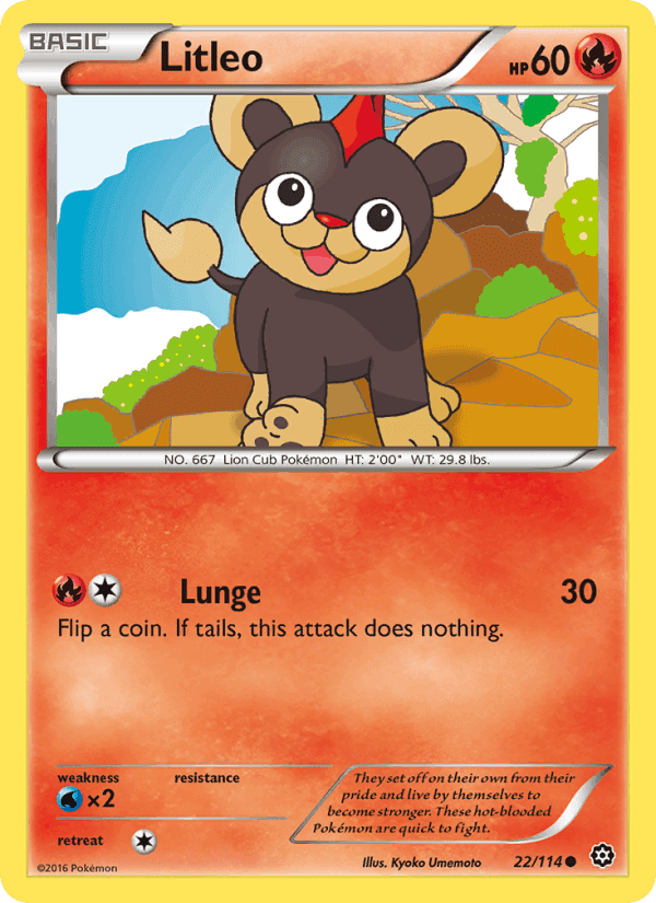 Litleo, card 22 from Steam Siege