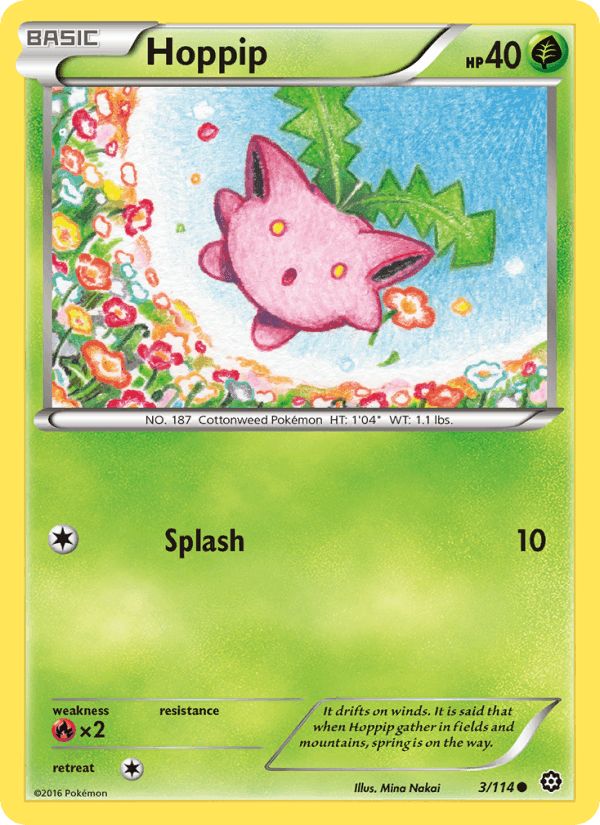 Hoppip, card 3 from Steam Siege