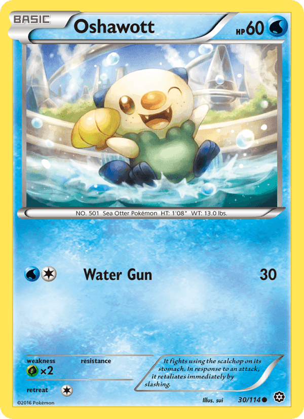Oshawott, card 30 from Steam Siege