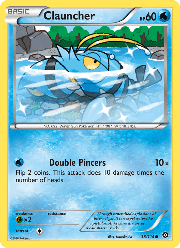 Clauncher, card 33 from Steam Siege