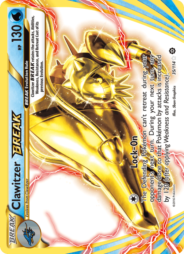 Clawitzer BREAK, card 35 from Steam Siege