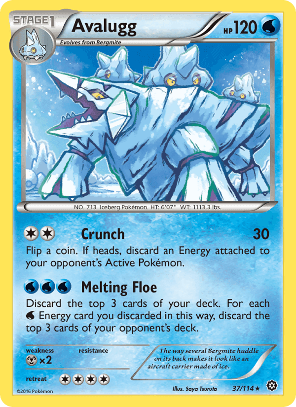 Avalugg, card 37 from Steam Siege