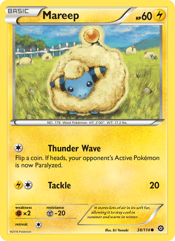 Mareep, card 38 from Steam Siege