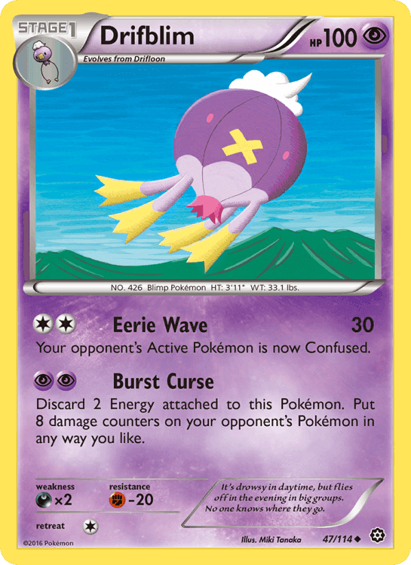 Drifblim, card 47 from Steam Siege