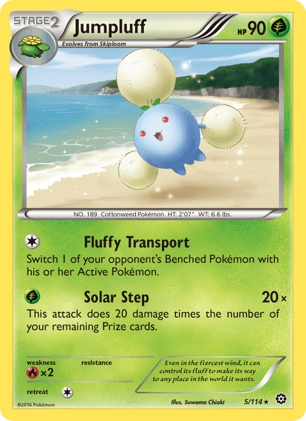 Jumpluff, card 5 from Steam Siege