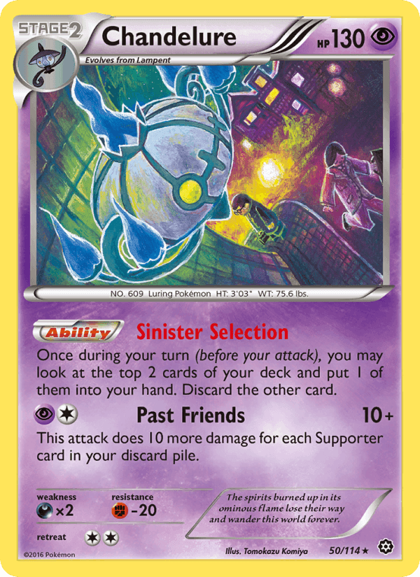 Chandelure, card 50 from Steam Siege