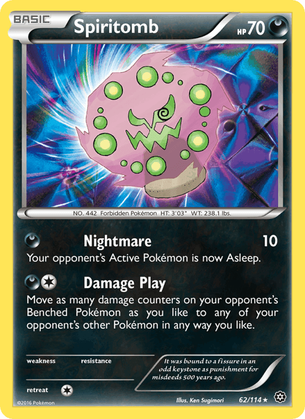 Spiritomb, card 62 from Steam Siege