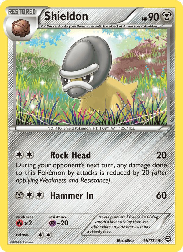 Shieldon, card 69 from Steam Siege