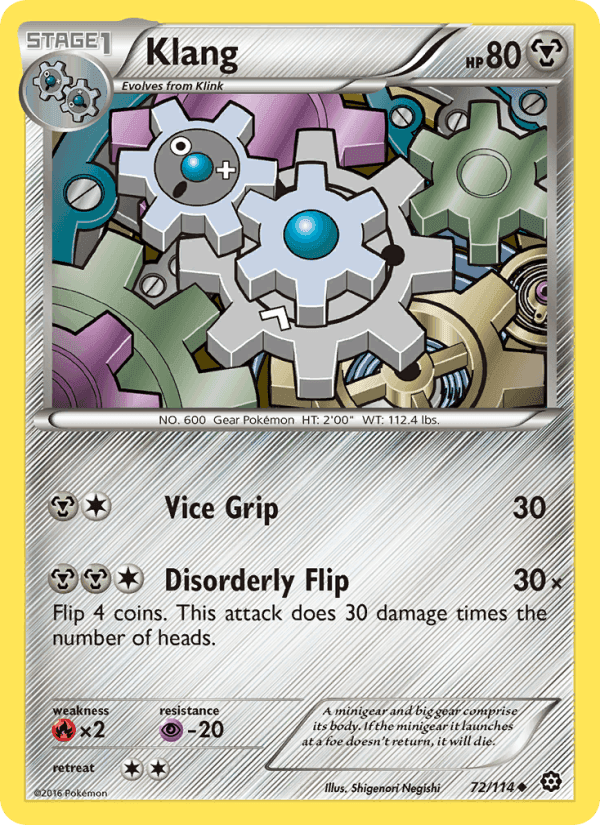 Klang, card 72 from Steam Siege