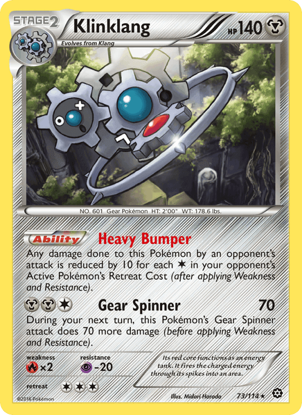 Klinklang, card 73 from Steam Siege